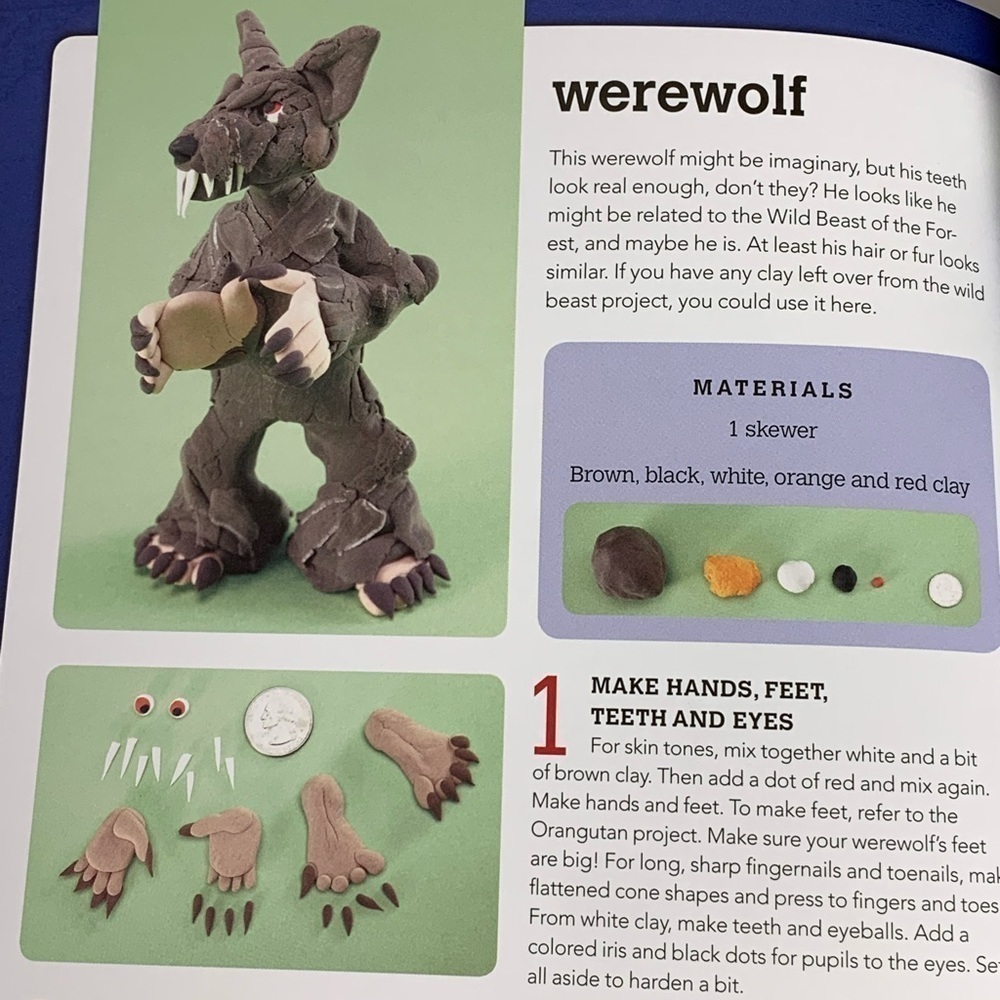 Crazy Clay Creatures by Maureen Carlson Paperback Book - Picture 5 of 11